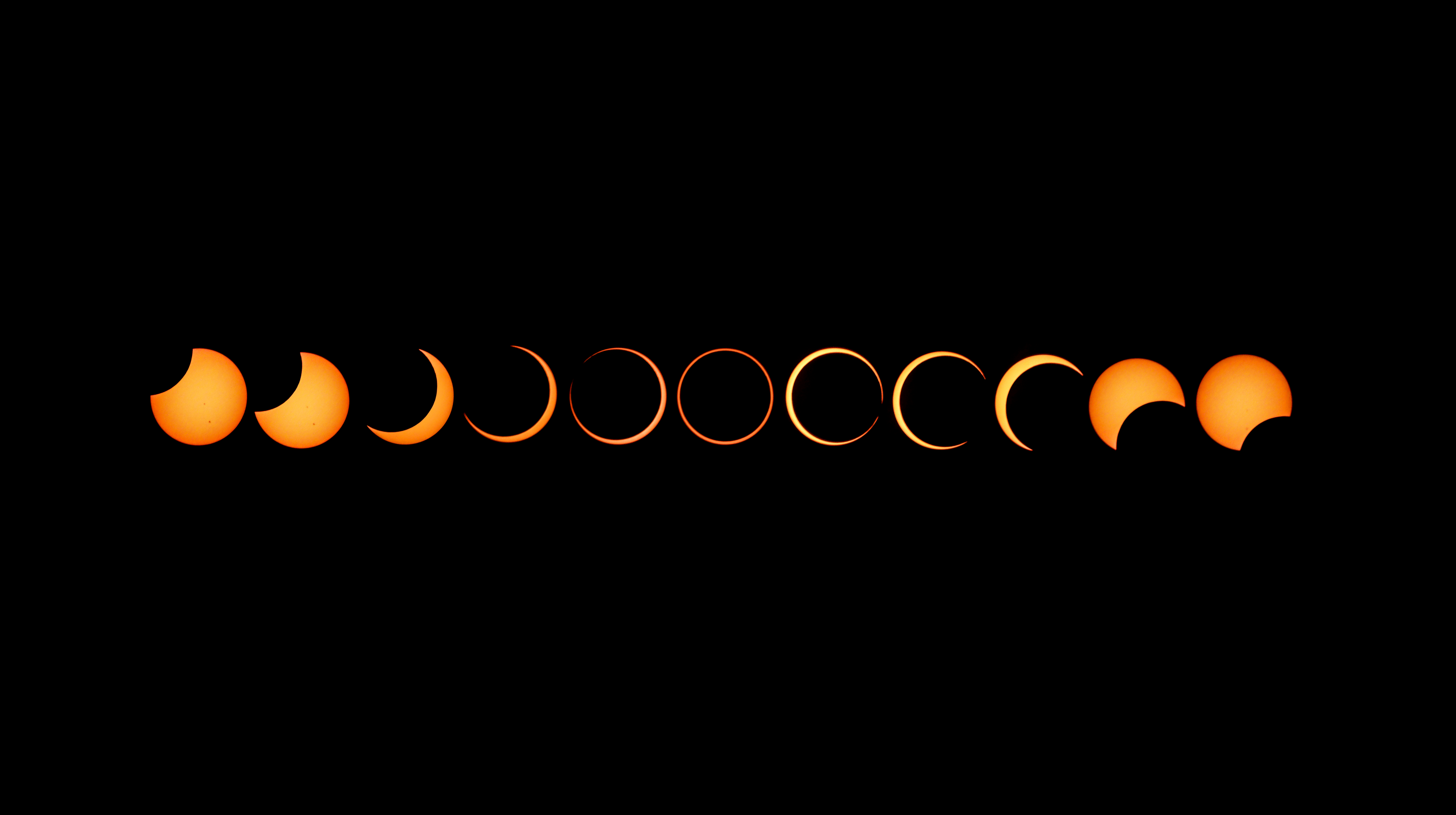 The eclipse in a single composite
