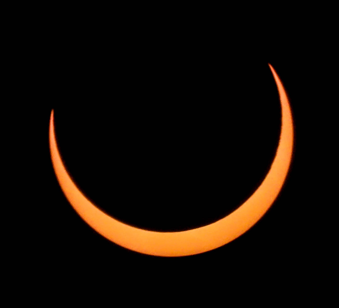 Annular eclipse photograph 10