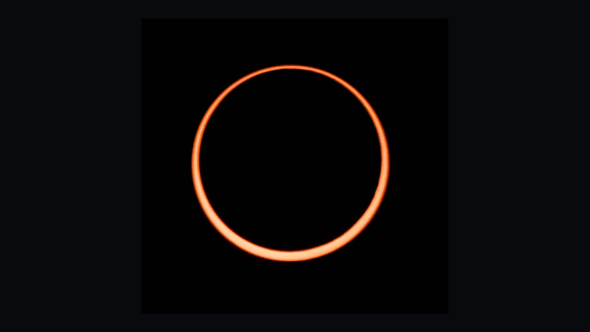 Annular solar eclipse