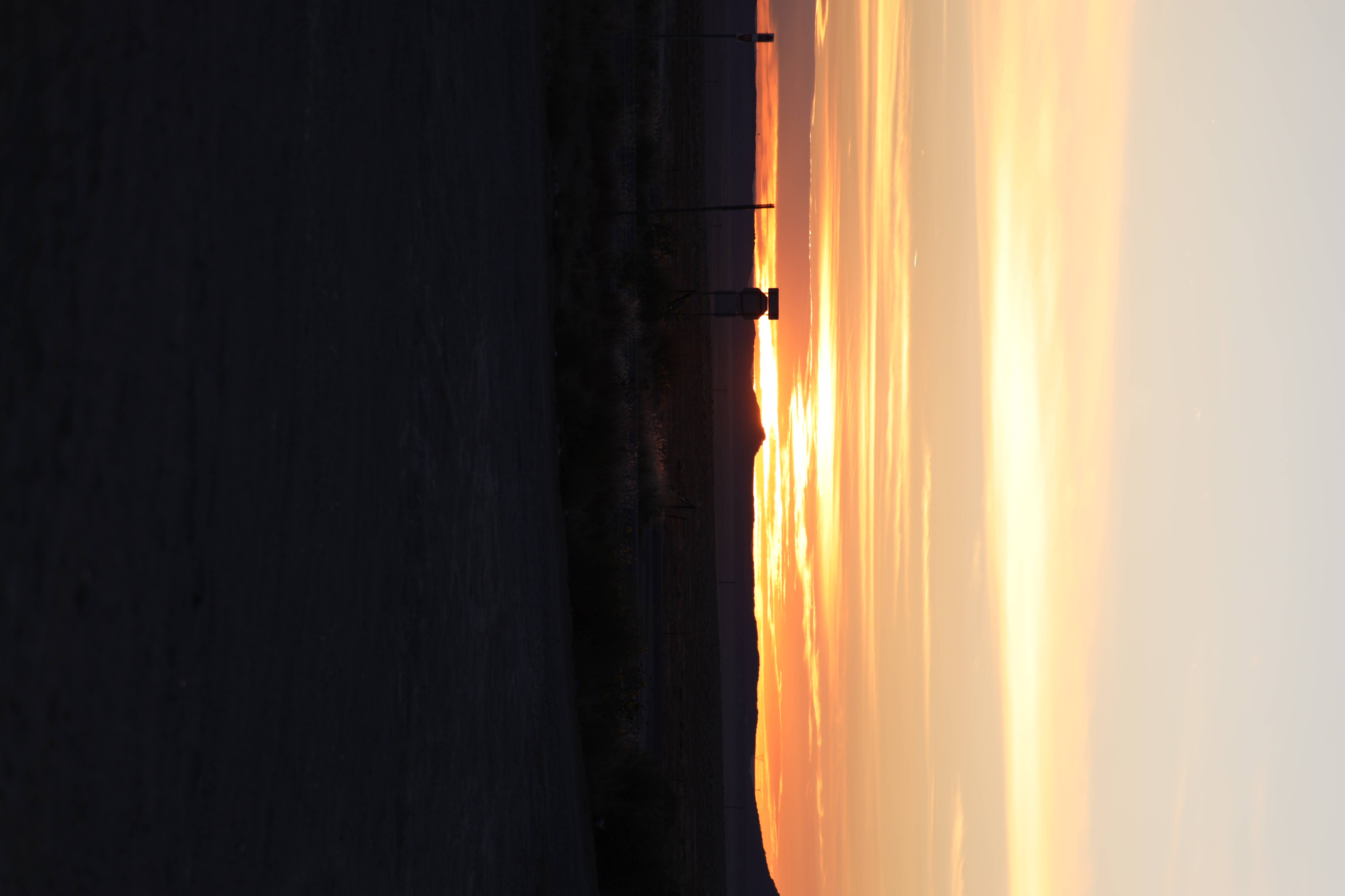 Sunrise over the desert plain of New Mexico