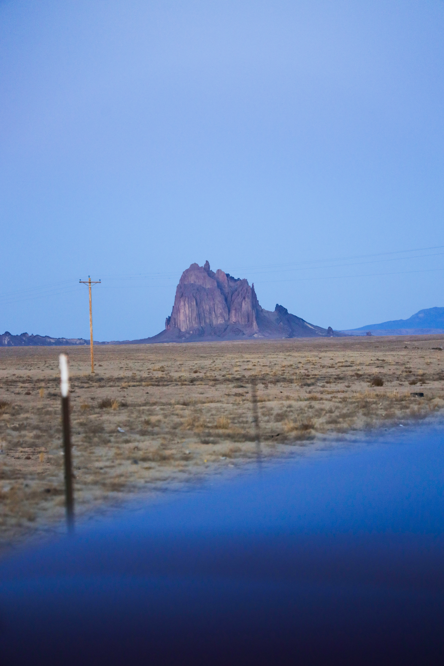 Shiprock from the roadside